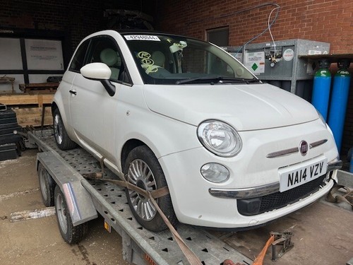 Fiat 500 white lounge - lounge, 2014