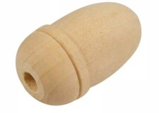 Large Acorn Solid Wooden Pull Cord Weight Light Switch Shower Toilet Bathroom