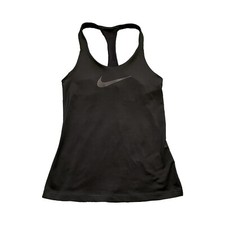 NIKE I-BEAM Hybrid TRAINING Padded Gym Bra Top Vest Ladies Black SMALL S