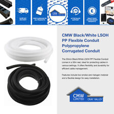 Flexible Corrugated Conduit Black/White LSOH PP Flexible Corrugated Conduit