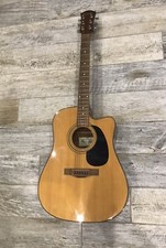 FARIDA D10CE ELECTRO ACOUSTIC GUITAR AND HARD CASE