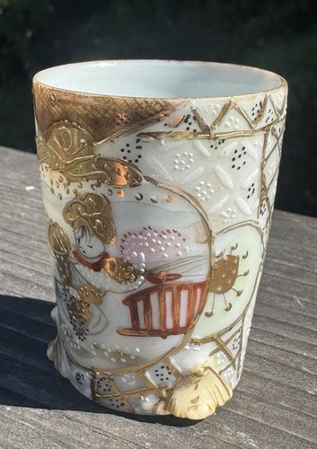 Vintage nippon satsuma gold - vintage,