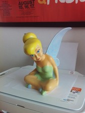 DISNEY-PETER PAN TINKERBELL MONEY CERAMIC BOX.