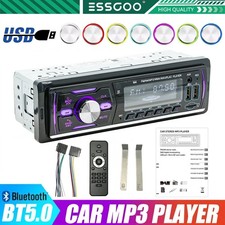 DAB+ Car Stereo Radio Head Unit Single 1 DIN RDS Bluetooth Handsfree USB AUX FM