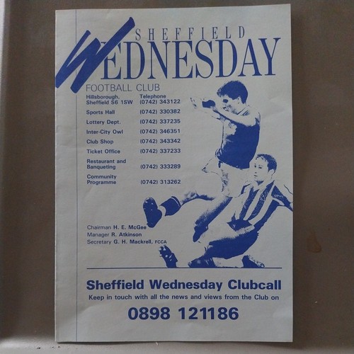 Sheffield wednesday reserves - sheffield,