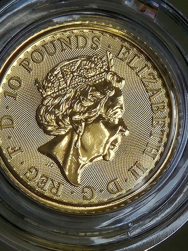 Britannia 10oz gold bullion - britannia, 1/10oz