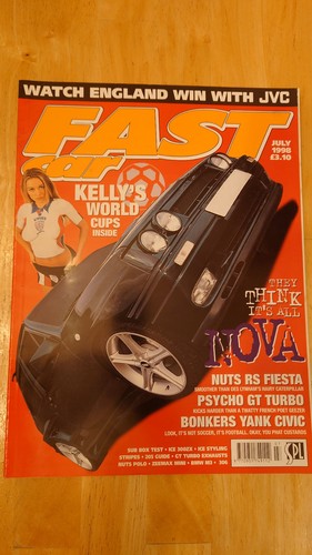 Fast car magazine july - magazine, 1998
