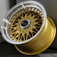 16x8 Gold Wheels Vors VR3