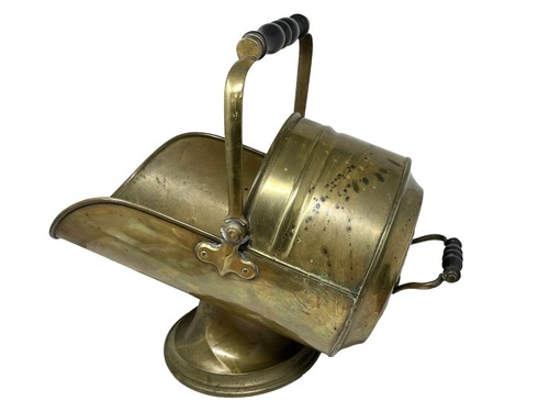 Vintage brass coal - brass,