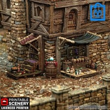 Alley Peddler Stalls Tabletop