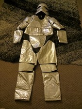 Silver Stormtrooper Fancy Dress Costume Age 5-6 Years Disney Starwars