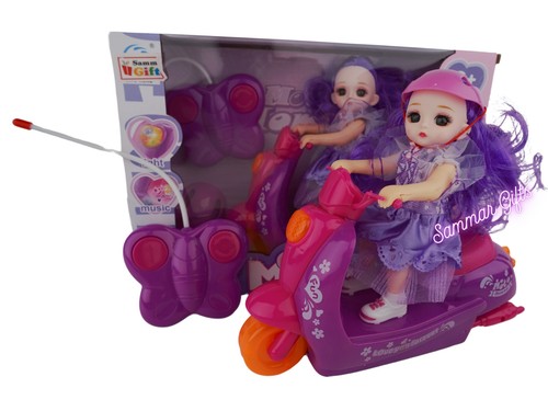 Scooter motorcycle doll - doll, music