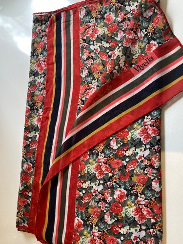 Vintage retro viyella scarf - vintage,