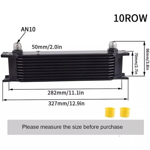 Row 10an oil cooler engine - 10an,