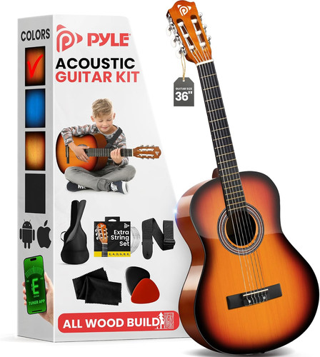 Pyle acoustic guitar size - acoustic,
