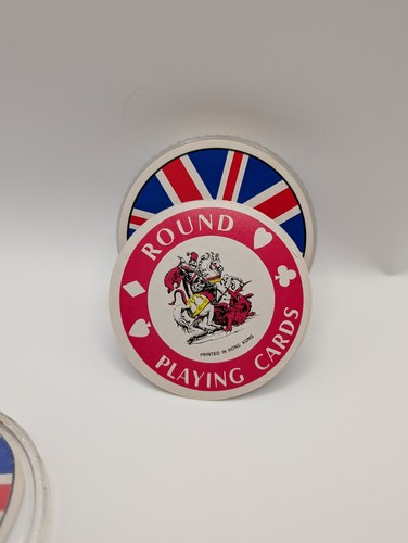 Vintage british flag circular - british,