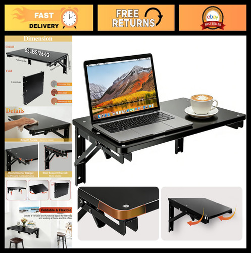 Folding wall shelf for - folding,