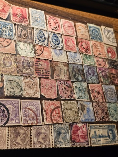 Foreign stamps lot used - 58,