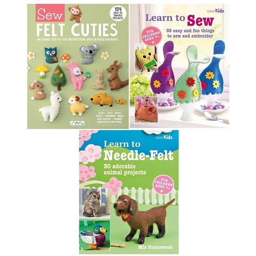 Sew felt cuties learn - felt, cuties,