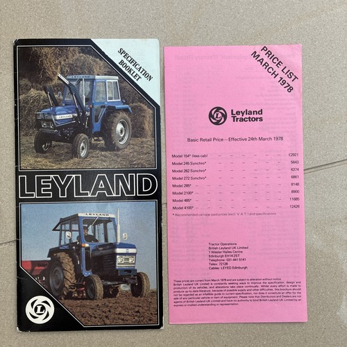 Leyland tractor 154 245 262 - tractor, 154/245/262