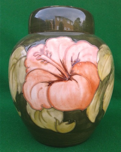 Huge moorcroft hibiscus - 8”,