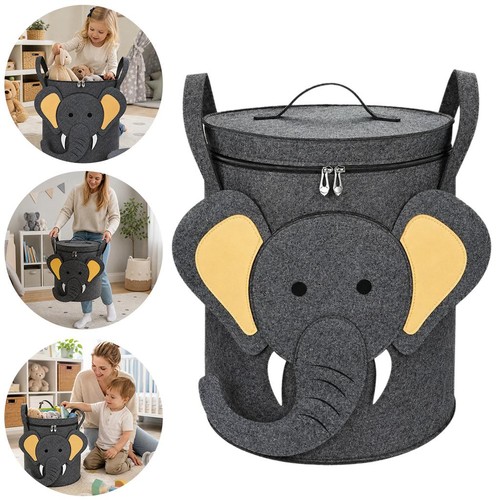 Large collapsible felt storage - felt,