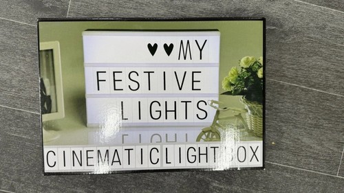Cinematic light box with - box,