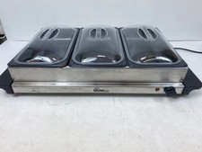 Stainless Steel 3 Pan Buffet Server 240V 200W