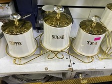 Tea Coffee Sugar Jars Ceramic