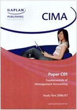 CIMA Paper C1 Management Accounting Fundamentals: Study Text for New Syllabus B