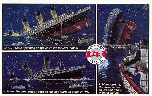 Rms titanic tragedy sinking - /,