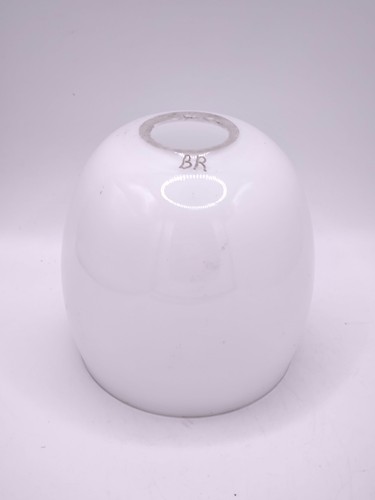 Vintage milk glass lamp shade - vintage,