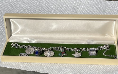 Vintage 1970 double link - double, 925