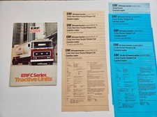 ERF C SERIES TRACTIVE UNITS TRUCK SALES BROCHURE 1984