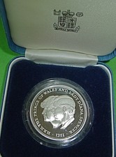 1981 Crown Princess Diana Charles III Royal Wedding  .925 SILVER