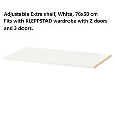 Wooden Closet Shelf 76x50cm