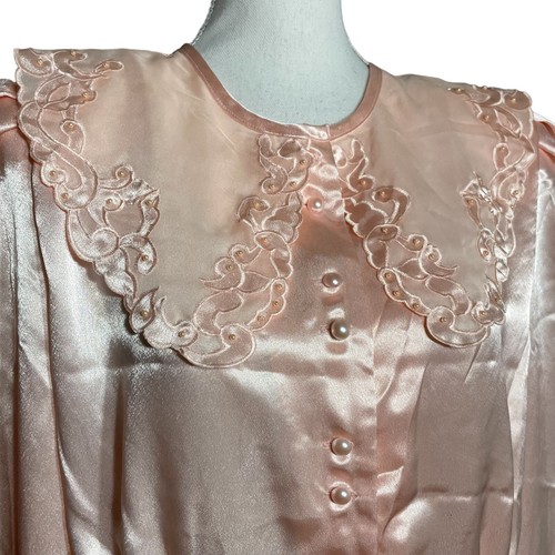 Victorian satin blouse - victorian,