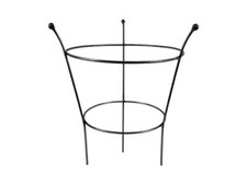 Ball Top Peony Cage Raw Steel