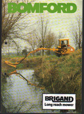 BOMFORD "BRIGAND" Long Reach Flail Mower Hedgecutter Brochure Leaflet