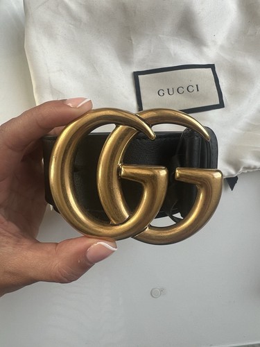 Gucci marmont leather belt - gucci,