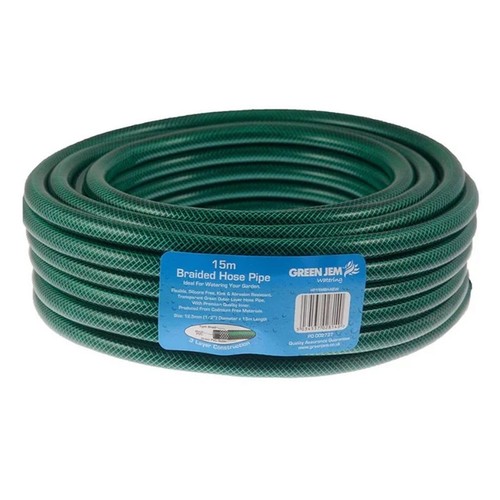 Green jem braided hose pipe - jem,