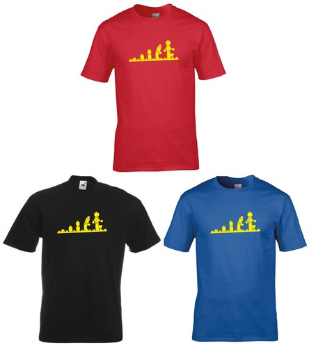 Kids lego evolution tshirt - kids,