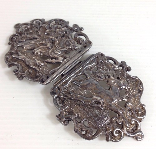 Antique solid silver belt - antique,