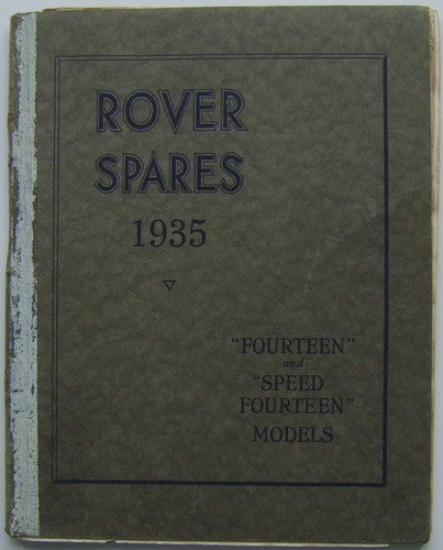Rover speed 14 models - &,