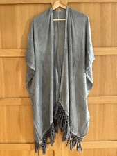 ESPRIT Poncho Washed Grey