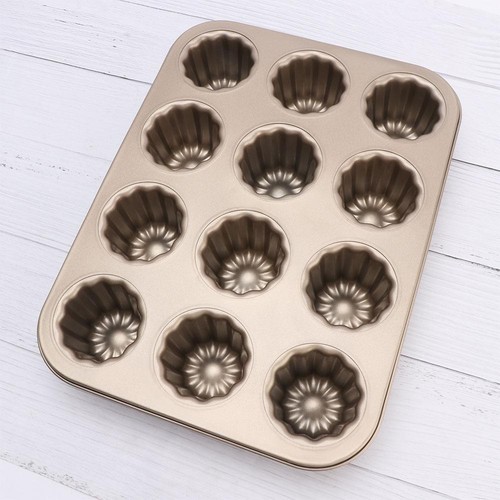 Custard carbon steel muffin - custard,