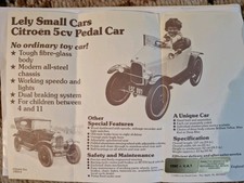 Vintage 1980 Lely Small Cars