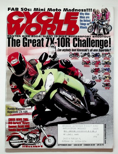 Cycle world magazine september - cycle,
