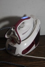 Tefal SV8012 Express Essential Steam Generator Iron - White & Ruby Red - Tested