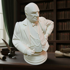 Winston Churchill With Cigar